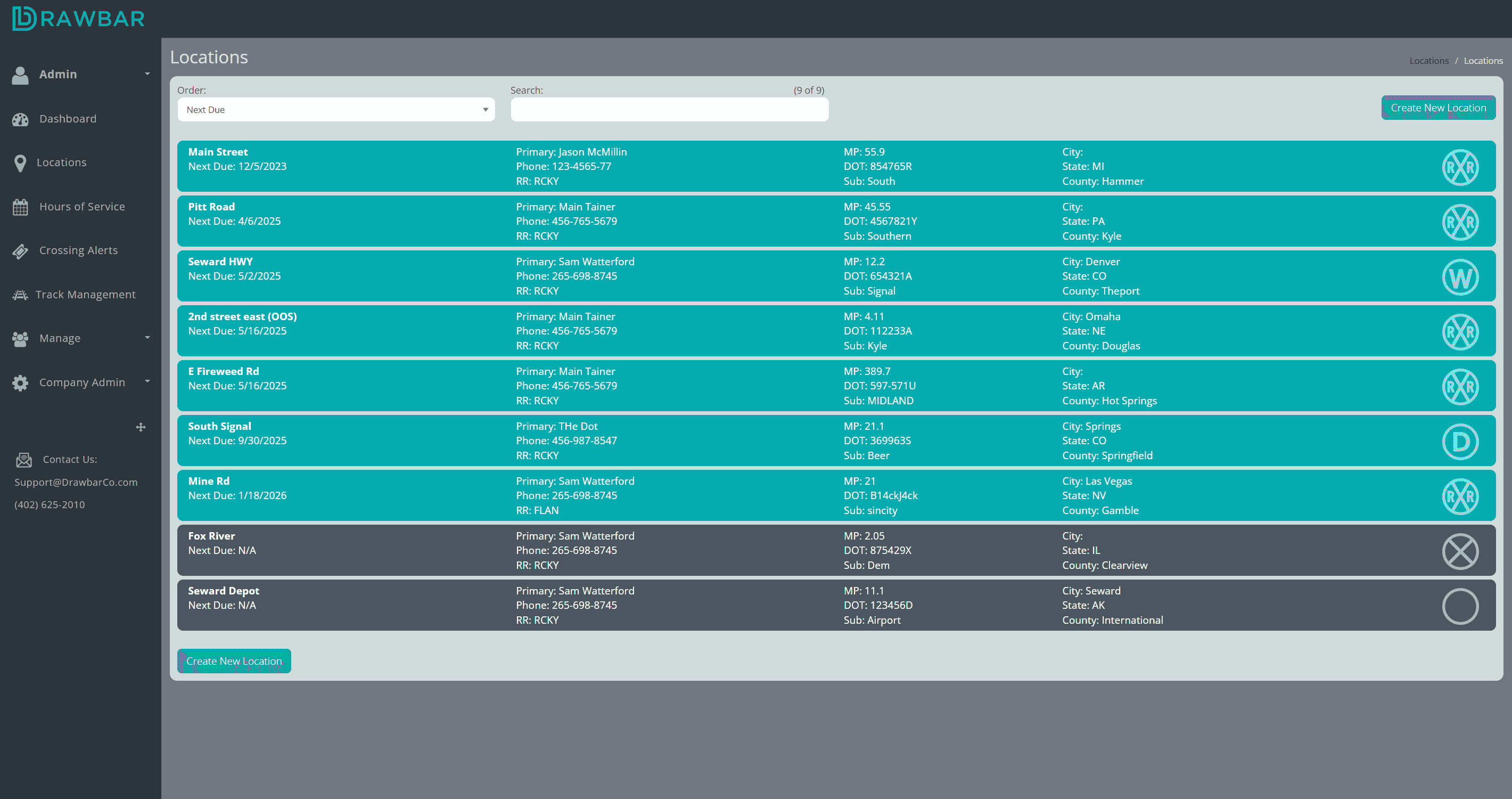Carousel 4 - Drawbar Railroad Software